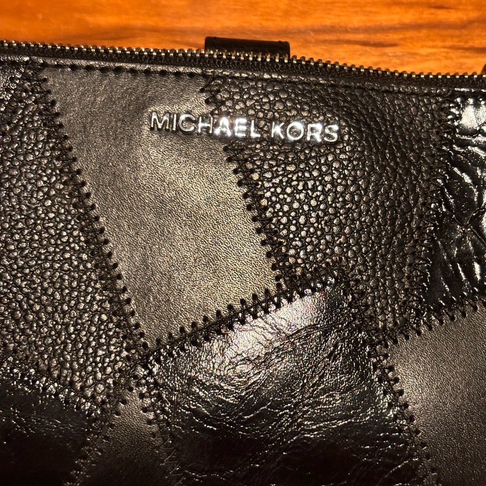 Michael Kors Black Patchwork Wristlet - image 5